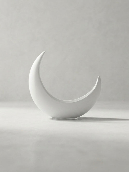 Moon decor pot