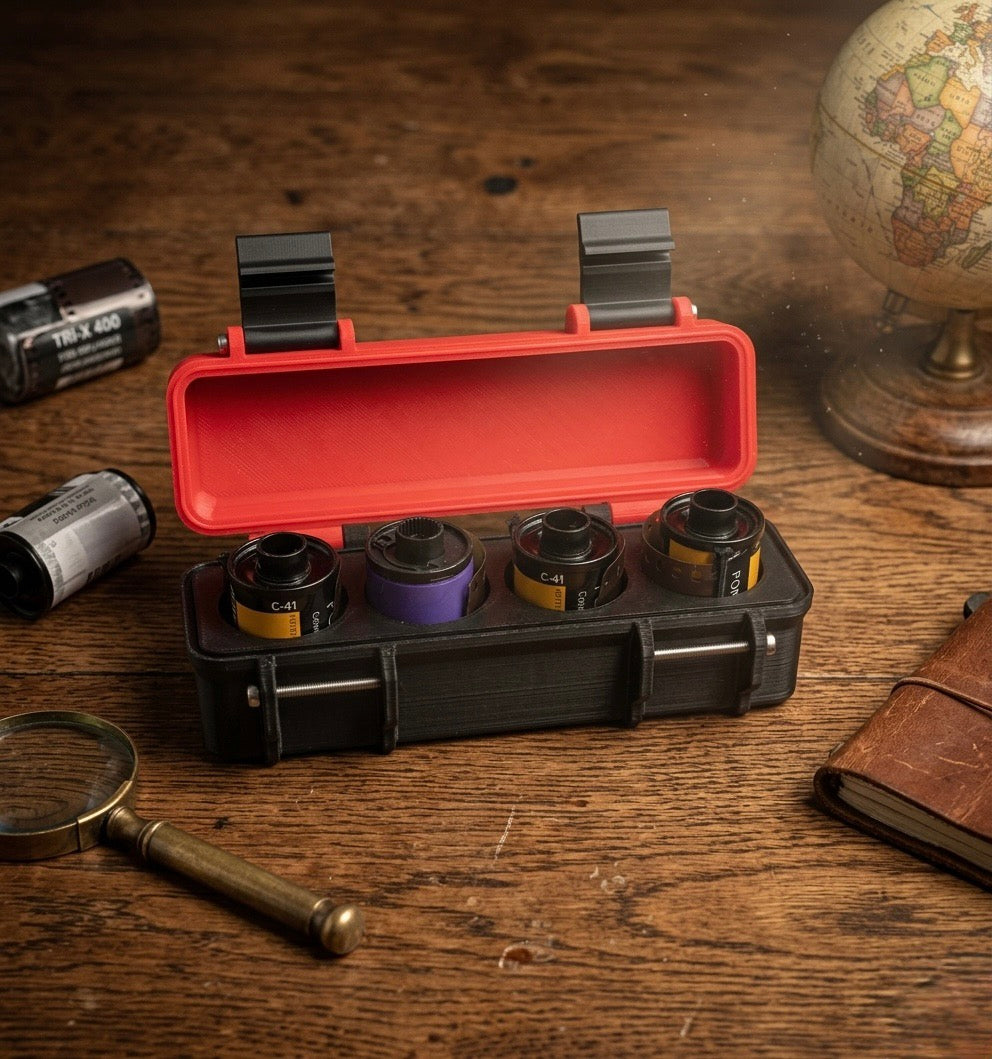 35mm Film Rugged Travel Box - Fits 4 Rolls