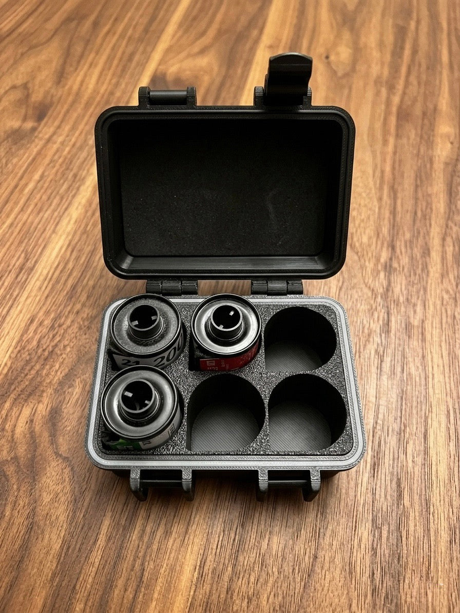 35mm Film Rugged Travel Box - Fits 6 Rolls