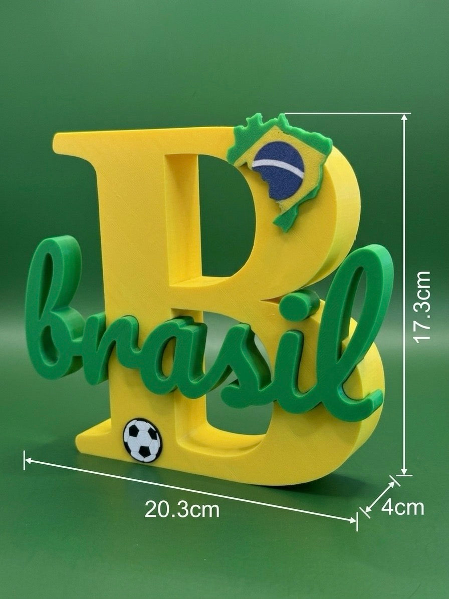 Brazil World Cup Decorative Letter