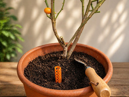 Pot soil air vent tube