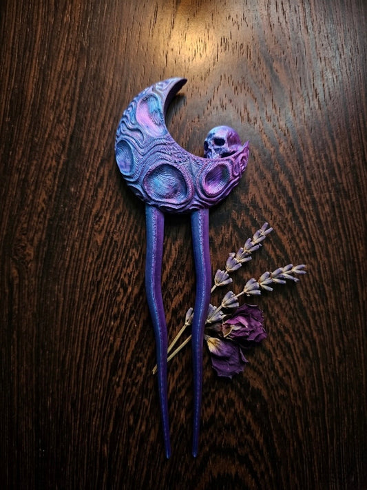 Lonely moon - twist hairpin