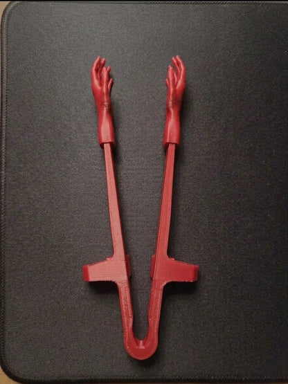 Gaming chopstick with hand front