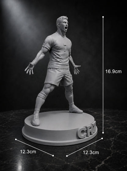 Cristiano Ronaldo figure DIY self paint