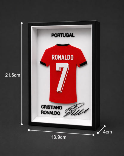 CR7 Portugal jersey frame