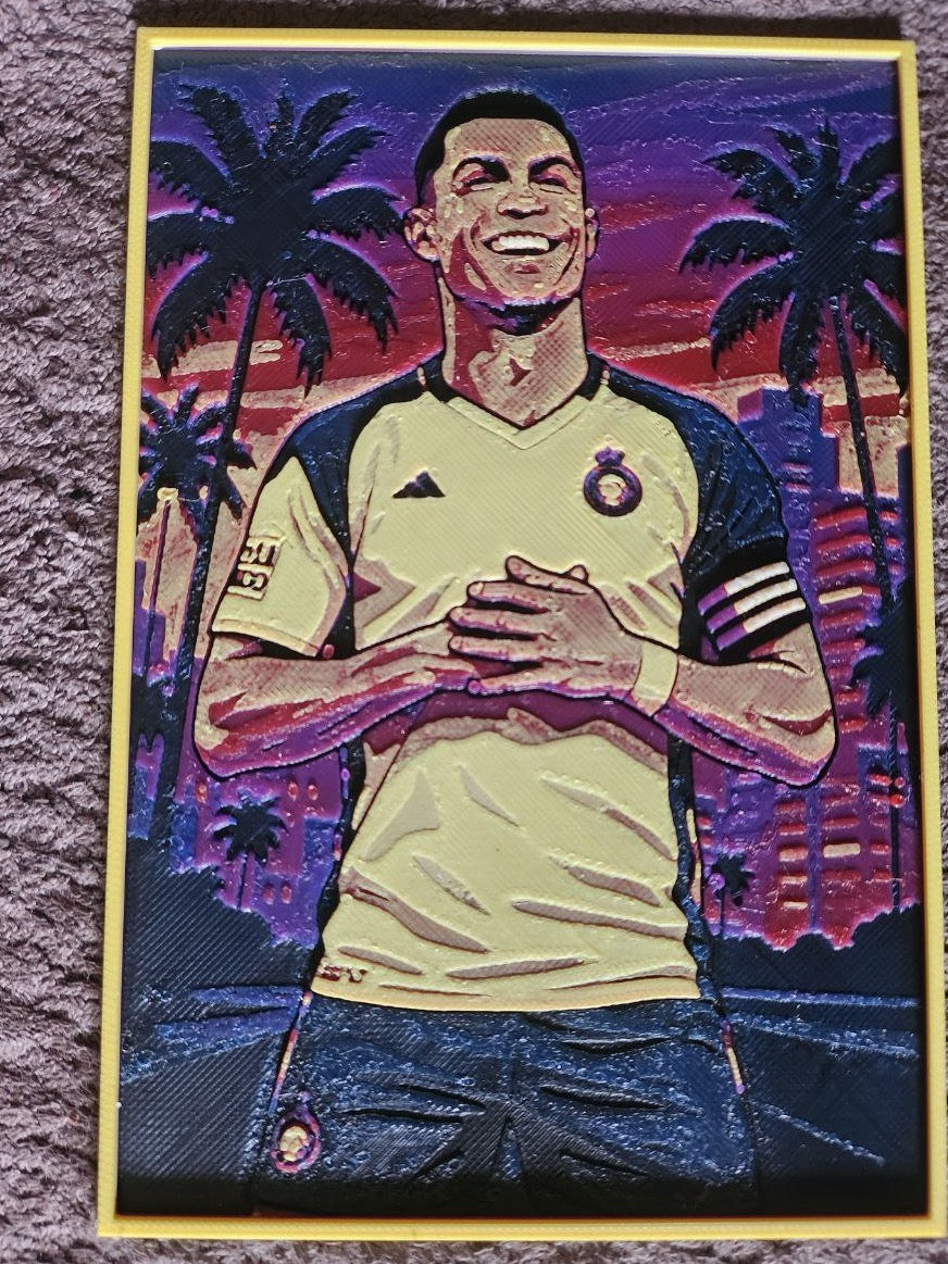 Cristiano Ronaldo - GTA VI Style - HueForge