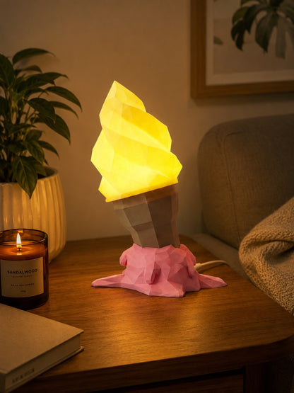 Ice cream lamp