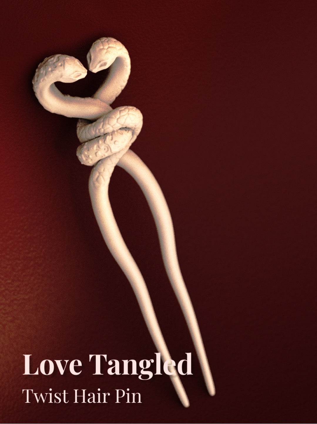 Love Tangled - Snake Hairpin