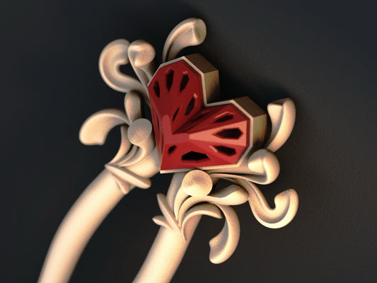 Queen of Hearts - Twist Hairpin