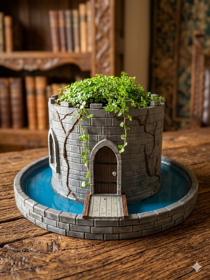 Castle planter