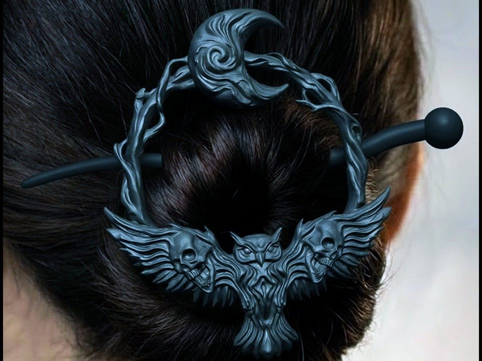 the acheron circle hair brooch