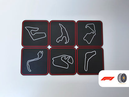 F1 coasters