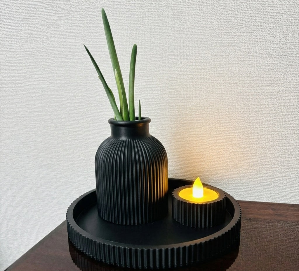 vase and candle set