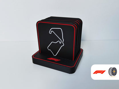 F1 coasters