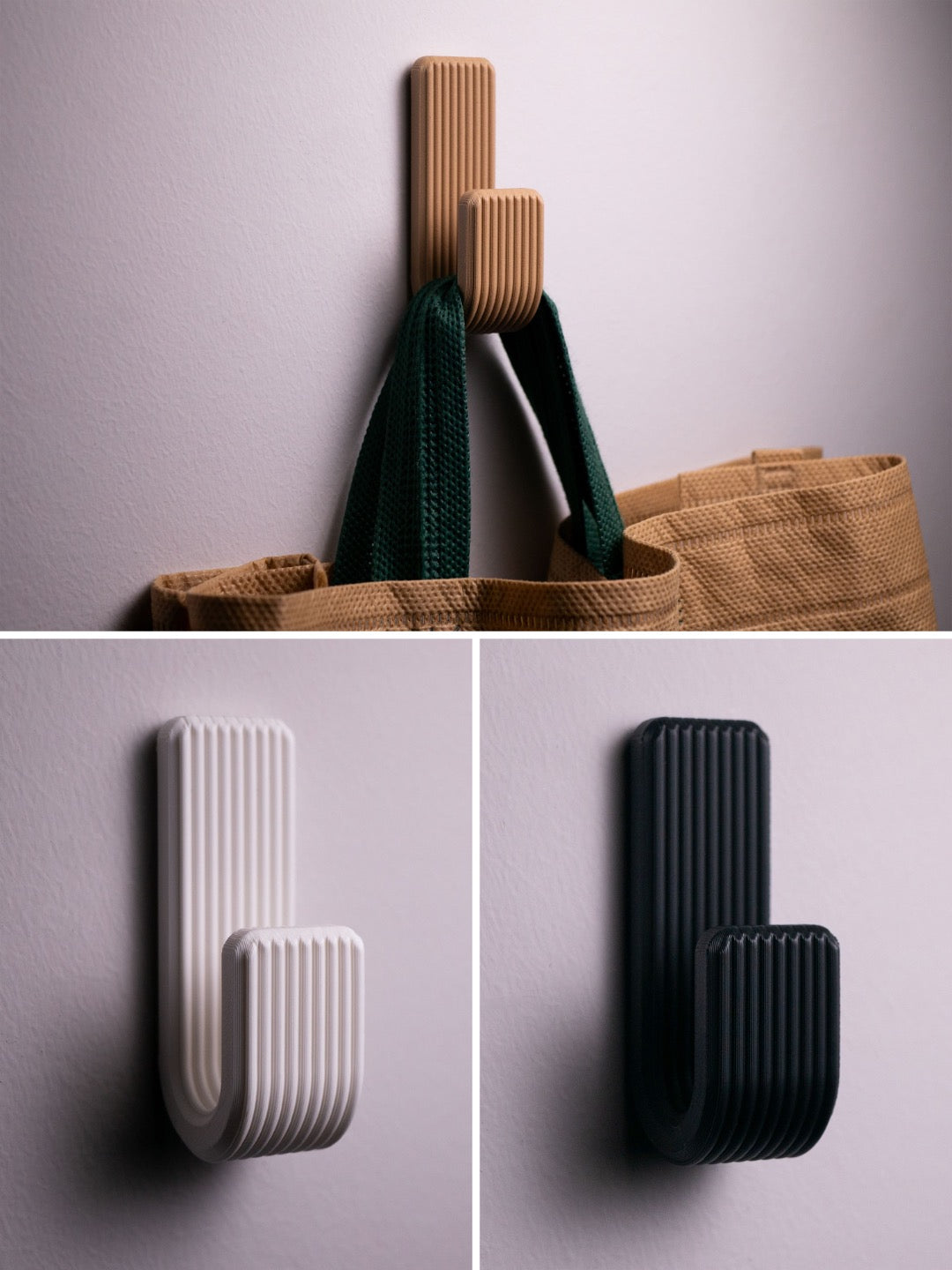 Modernist Wall Hook-set of 3