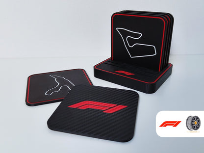 F1 coasters