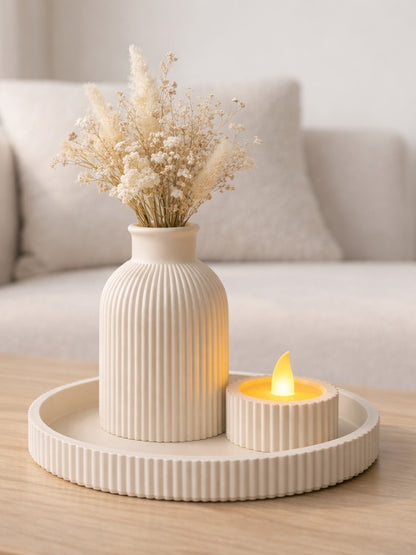 vase and candle set
