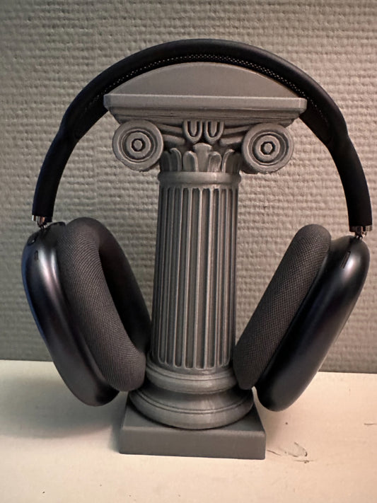 Greek Ionic Headphone Holder Ancient Column Style
