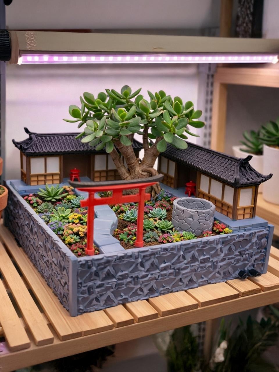 Japanese Zen Diorama / Courtyard Planter