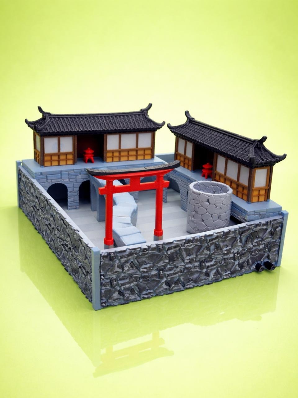 Japanese Zen Diorama / Courtyard Planter