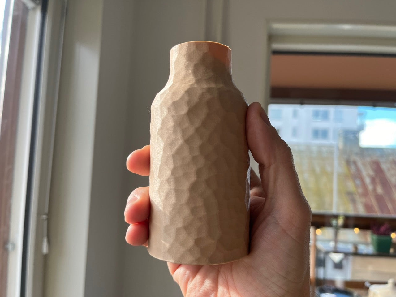 Faceted vase