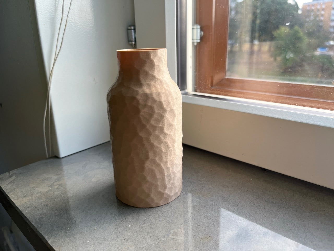 Faceted vase
