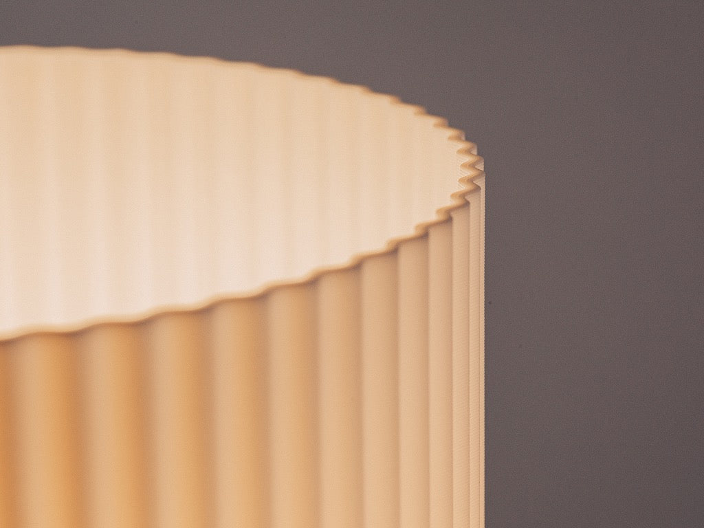 The Aura Ribbed Table Lamp