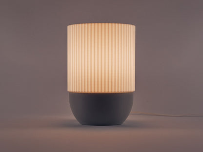 The Aura Ribbed Table Lamp